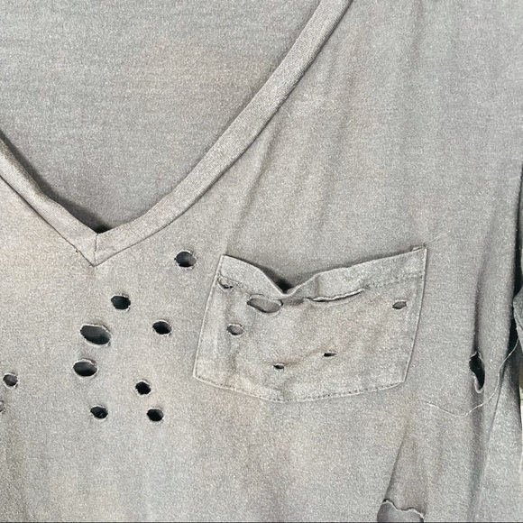 Akita Chicago Red Label destroyed grey tee shirt - Picture 9 of 9